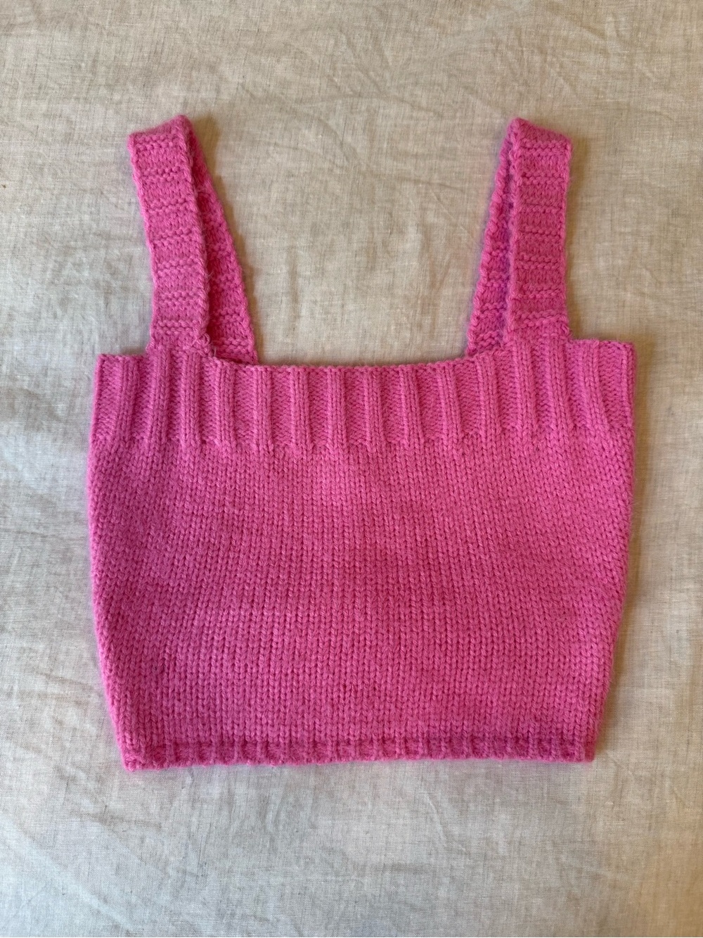 Knit Cropped Tank Top